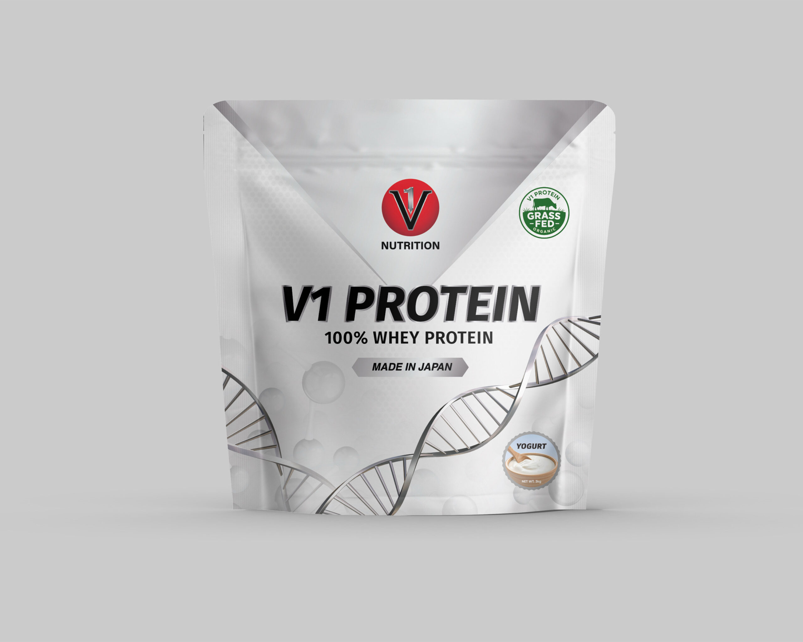 V1 GRASS - FED PROTEIN - Made In Japan ( 3kg 100 lần dùng )