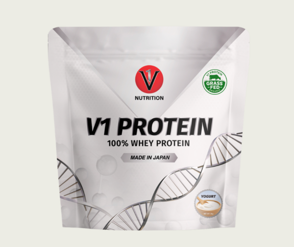 V1 GRASS - FED WHEY PROTEIN  - Made In Japan (Hương Sữa Chua 3kg - 100 lần dùng )