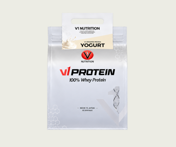 V1 GRASS – FED WHEY PROTEIN – Made In Japan (Hương Sữa Chua 900g – 30 lần dùng )
